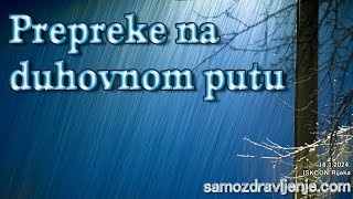 Prepreke na duhovnom putu  Kristijan Kolega Kakudmi das 2024 [upl. by Aydidey]