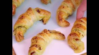 Recette Demotivateur Food Croissants salés au Jambon de Bayonne et au Chabichou du Poitou [upl. by Zachery]