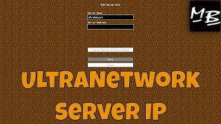 Minecraft UltraNetwork Server IP Address [upl. by Behka]