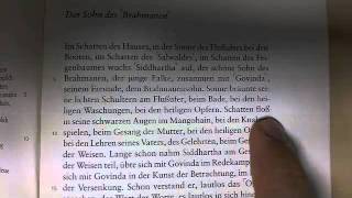 German Reading 1 Siddartha Herman Hesse [upl. by Disini]