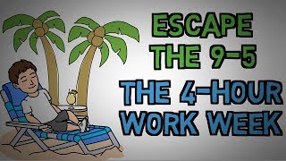 The 4 Hour Work Week by Tim Ferriss animated book summary  Escape The 95 [upl. by Ewold669]