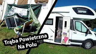 Kamper Ocalony Trąba Powietrzna Przeszła Obok Nas Vlog 170 [upl. by Kerianne]