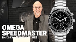 Omega Speedmaster Racing 40mm Co Axial Watches Review  SwissWatchExpo [upl. by Vergil]