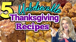 5 Unbelievable THANKSGIVING DINNER RECIPES You Dont Want To Miss  ULTIMATE HOLIDAY RECIPES [upl. by Letnom]