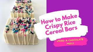 How to make rice crispy treat bars [upl. by Parik964]