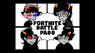 Fortnite BATTLE PASS  trolls  homestuck animatic [upl. by Shurwood]