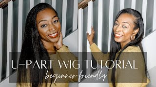 How To Make A UPart Wig  Beginner Friendly Tutorial  ToyaJTV [upl. by Nauqes669]