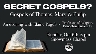 Secret Gospels Sunday October 6th 2024 500pm [upl. by Aiek938]