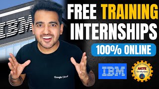 IBM Launch Free Winter Internships  Online Internships for Everyone  Govt Recognise Certificate [upl. by Gninnahc]