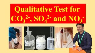 Qualitative Test of Carbonate Sulfate and Nitrate  Salt Analysis  Confirmatory Test  RingTest [upl. by Peria]