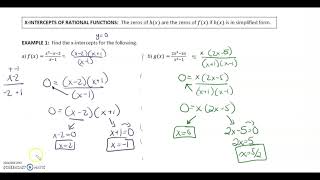 MHF4U 52 Exploring Quotients of Polynomial Functions [upl. by Ibed]