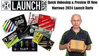 Harrows 2024 Product Launch UNBOXING AND PREVIEW OF NEW DARTS [upl. by Naaitsirhc]