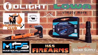 Zebras Sambar hunting AdventuresWarrior X4 kit amp Otacle multifunction hatchet review Olight [upl. by Llemrej]