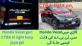 Honda Vezel CTBA light on Honda vezel may CTBA light on ho gai kesy jayen gai dekhy video [upl. by Ecyrb]