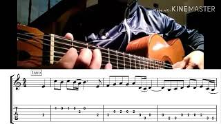 Pétalo de sal Fito Páez en Guitarra tabs y partitura [upl. by Salot]