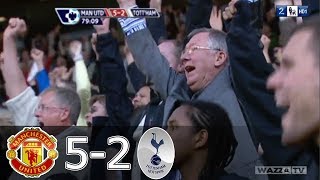 Five goals in 22 minutes Man United 5 2 Spurs [upl. by Alek762]