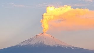 Actividad Volcán Popocatépetl está en vivo [upl. by Tellford]