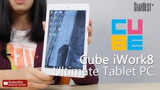 Cube iwork8 Ultimate Tablet PC review  Gearbestcom [upl. by Kilgore]