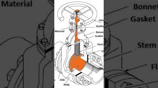 Inside view of gate valve machine plumbing plumber [upl. by Nennahs]