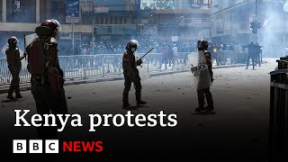 Kenyas president addresses nation after five killed in protests  BBC News [upl. by Elwira]