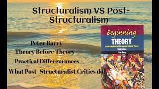 Post Structuralism Vs Structuralism According to Peter Barry  What post Structuralist critics do [upl. by Dleifxam]