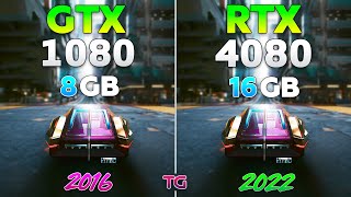 GTX 1080 vs RTX 4080  6 Years Difference [upl. by Atinahc]