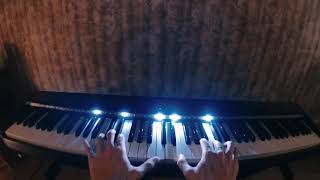 Hans Zimmer  INTERSTELLAR  PIANO LED COVER  Go Pro [upl. by Orlina]