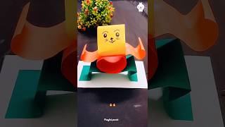 Diy Easy kids paper craft🏂🏻🔥😨shorts viralvideo trending funny story diy craft kids art yt [upl. by Hengel405]