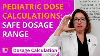 Safe Dosage Range Pediatric Dose Calculations for Nursing Students  LevelUpRN [upl. by Halima]