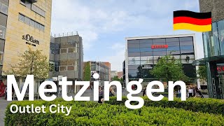 Entire city is a shopping mall  Metzingen Outlet City walking tour in 4K [upl. by Naek]