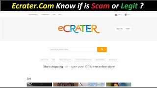 IS Ecrater Legit   Ecrater Com  Ecrater Reviews  EcraterCom Reviews  Full Details [upl. by Noiwtna]