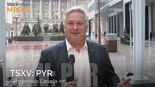 StockHouse CEO Interviews Pyrogenesis Canada Inc TSXVPYR CEO Interview [upl. by Ninette]