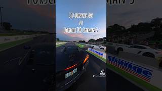 Drag Race Corvette C8 Z06 vs Porsche Cayman S APR Tuned [upl. by Aneehc]