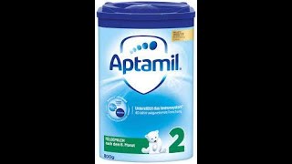 Aptamil 2 Follow On Baby Milk Formula 612 Months 800g [upl. by Eelahs878]