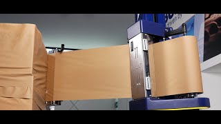 Technoplat PW Turntable Machine Paper Wrapping live demonstration amp description [upl. by Adnot290]