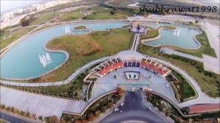 Janeshwar Mishra Park  Lucknow Uttar Pradesh  Aerial View  Asias biggest park [upl. by Foulk]