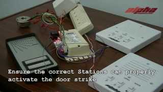 IA543 Intercom Setup Step 3  Wiring and Testing [upl. by Flatto]