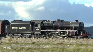 Black 5 44932 with The Cumbrian Coast Express  24092022 [upl. by Bethena555]