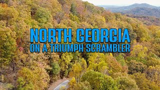 Daytripping  North Georgia on a Triumph Scrambler [upl. by Ivers]