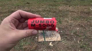 M5000 JUMBO FIRECACKER  WORLD CLASS FIREWORKS [upl. by Panta21]