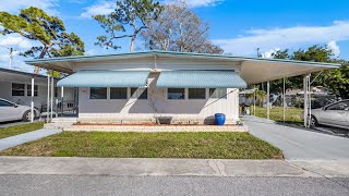 Eldorado Village Largo FL 2 Bedroom Double Wide Mobile Home For Sale 2 Dogs Allowed [upl. by Udella]