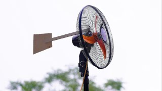 DIY Wind Turbine Generator from old Fan [upl. by Suckow63]