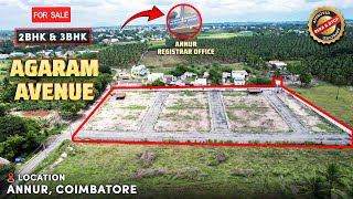 DTCP Approved Plots for Sale Agaram Avenue  Annur to Avanish Road Coimbatore [upl. by Gnouhk258]