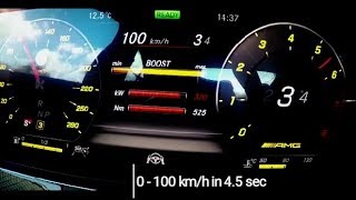 2018 Mercedes CLS 53 Amg 457 HP Acceleration 0100kmh [upl. by Nicram]