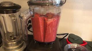 TechTalk Berry Smoothie with the Vitamix Venturist V1200 Costco Blender [upl. by Larue14]