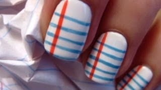 Sassy Back to School Nails  CutePolish  Disney Style [upl. by Oivalf]