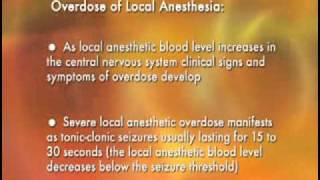 Medical Videos  Malameds Local Anesthesia  14 Complications Systemicflv [upl. by Janella]