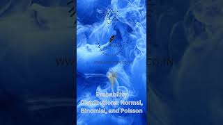 Probability Distributions Normal Binomial and Poisson ytshorts essaytips [upl. by Charline]