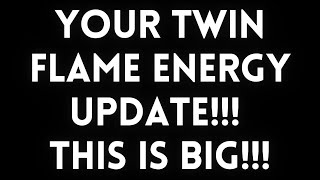 TWIN FLAME LOVE TODAY  YOUR TWIN FLAME ENERGY UPDATE THIS IS BIG [upl. by Welles]