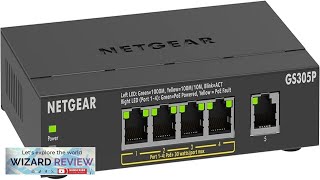 NETGEAR 5Port Gigabit Ethernet Unmanaged PoE Switch GS305P with 4 x Review [upl. by Refotsirhc]